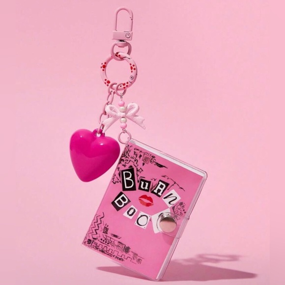 Accessories - Mean girls burn book bag charm